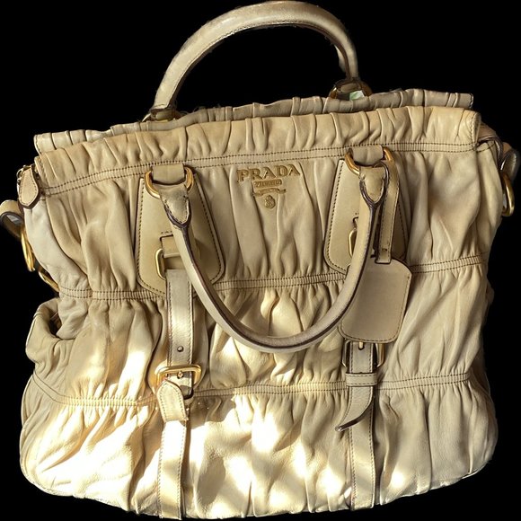 Prada Gaufre Convertible Tote Nappa Leather Large - Picture 1 of 4
